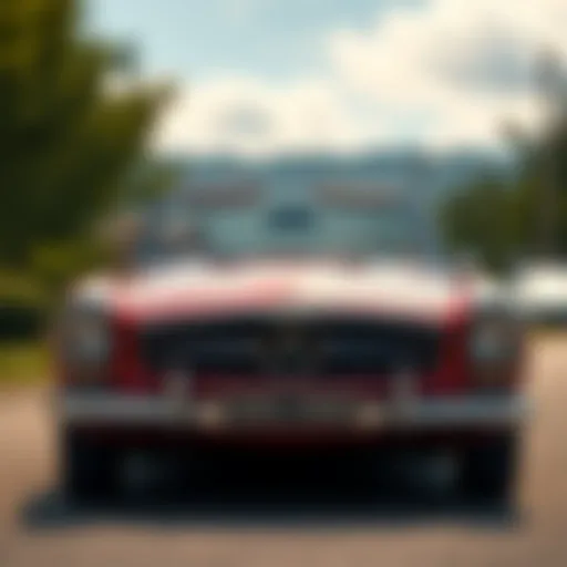 Elegant front view of the 1968 Mercedes 280SL showcasing its classic design