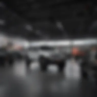 An overview of the Bergeron Jeep dealership showcasing available models