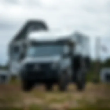 Robust Build Quality of the Cyclone Camper Exterior view highlighting the robust build quality of the Cyclone camper