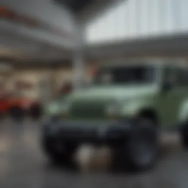 Jeep Showroom in Southfield Showroom displaying various Jeep models