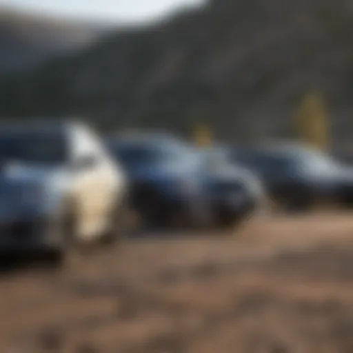 A lineup of used Subaru vehicles available for sale in Reno