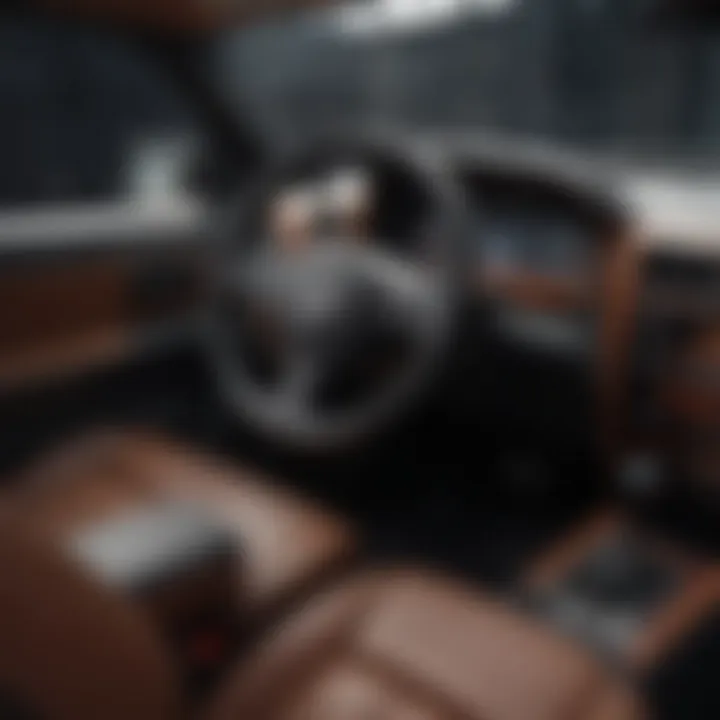 Interior view of the Nissan Hardbody XE highlighting features