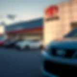 A vibrant Toyota dealership in Opelousas showcasing the latest models