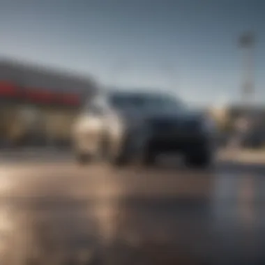 Toyota Corolla parked in front of a dealership in Sioux Falls