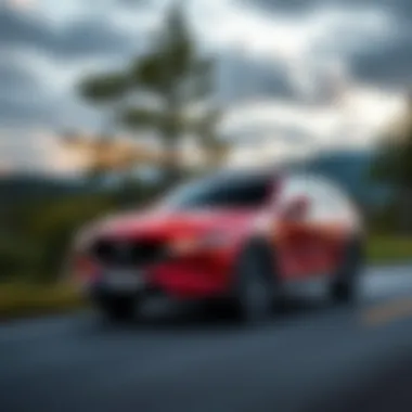 Mazda CX-5 Performance on the Road Mazda CX-5 in action on a scenic road