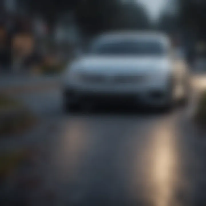 Customer enjoying a test drive in a Volkswagen