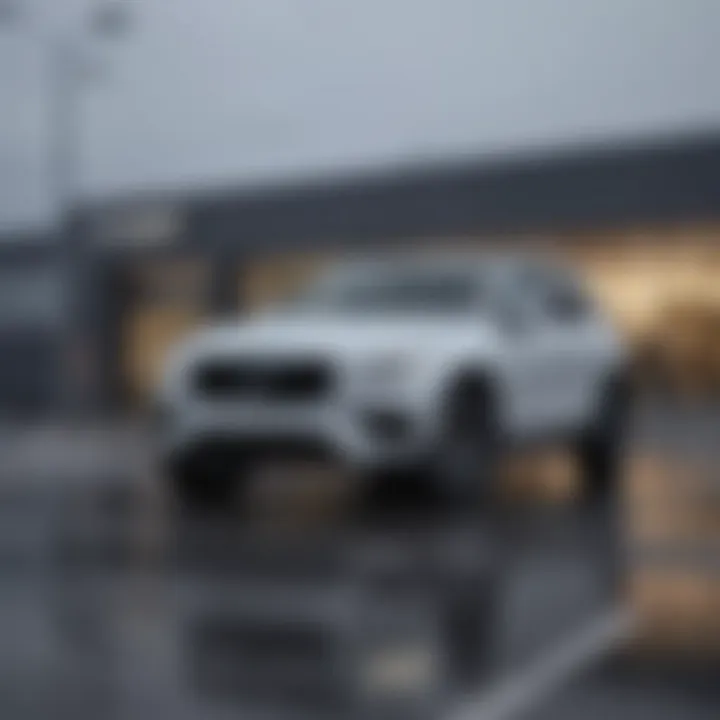 Exterior view of a Volvo dealership in Frederick, Maryland