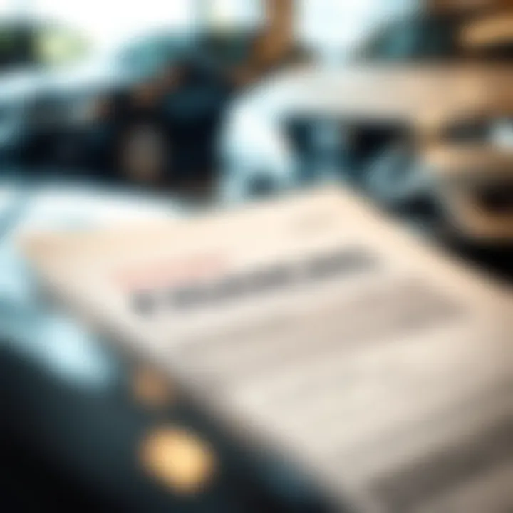 Financing Options for Used Cars at Gray Daniels Nissan A close-up of a financing document for a used car purchase