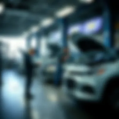 Greer Chevy Service Department Service department at Greer Chevy demonstrating vehicle maintenance