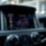 Highlander Blind Spot Monitor system interface