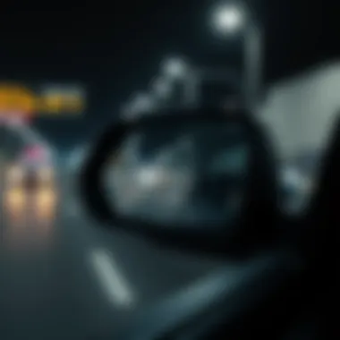 Visual representation of safety enhancements with blind spot technology