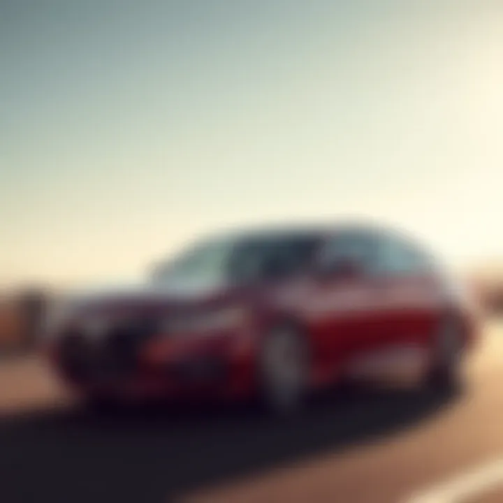 Side profile of the Honda Accord Sport emphasizing its aerodynamic structure.