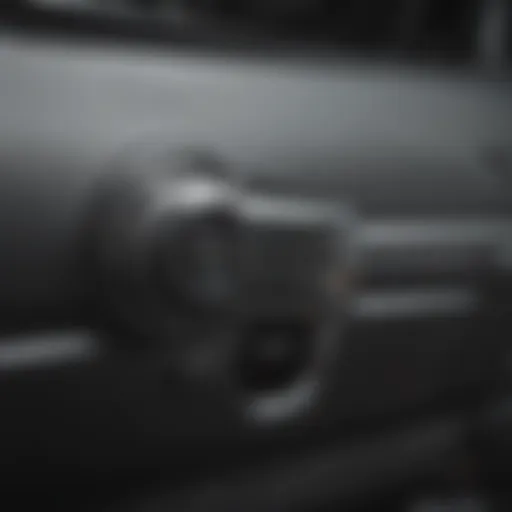 Close-up view of a Honda CR-V door lock actuator