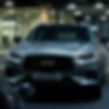 Infiniti Q30 technology features including infotainment system and driver assist technologies