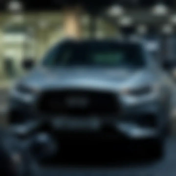 Infiniti Q30 technology features including infotainment system and driver assist technologies