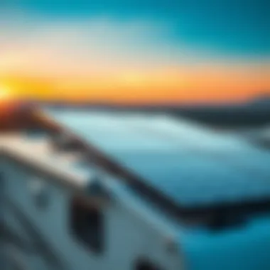 Efficient Solar Panel Installation on RVs Solar panel installation on an RV roof