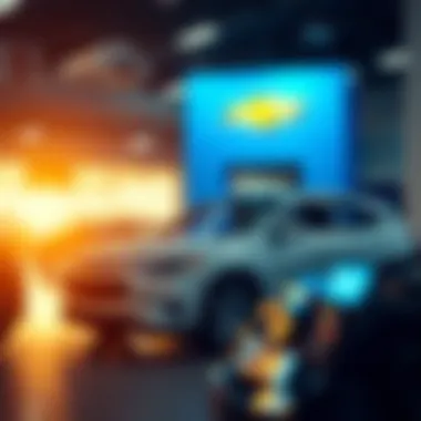 Technology Enhancements at Keene Chevy Technological integration in Keene Chevy's showroom