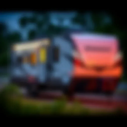 Exterior view of the Keystone RV Hideout 301DBS showcasing its sleek design.