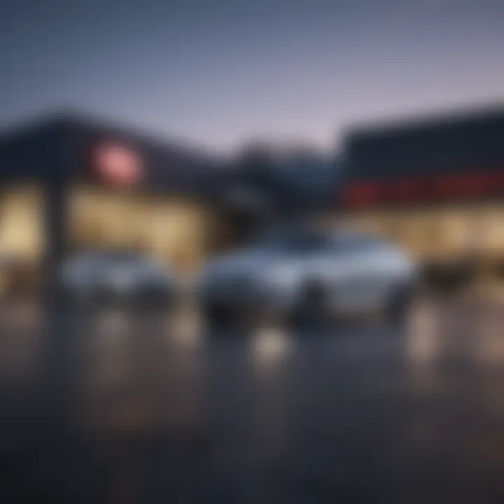 Exterior view of a Kia dealership in Hot Springs, Arkansas