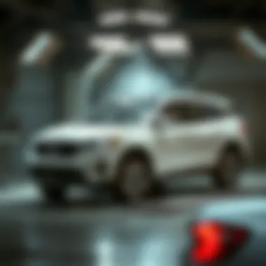 Safety features of Kia Sorento Plug-in Hybrid displayed in a safety test