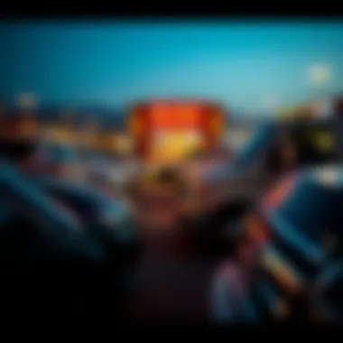 Kazakhstan Used Cars and Trucks Marketplace A vibrant marketplace showcasing a variety of used cars and trucks in Kazakhstan