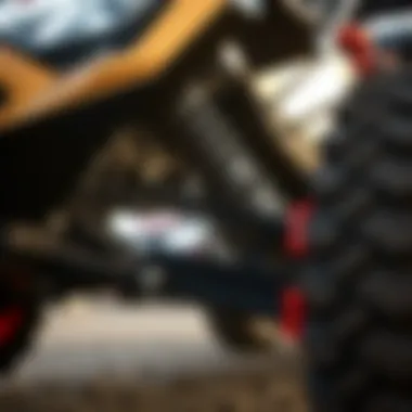 Advanced suspension system highlighted on the Maverick X3 XRS Turbo RR