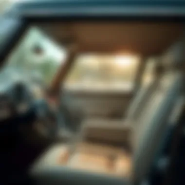Elegant interior design of the Mercedes-Benz 250C