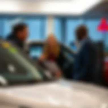 Engaging Customer Service at Mitsubishi Dealership Customer service interaction at a Mitsubishi dealership