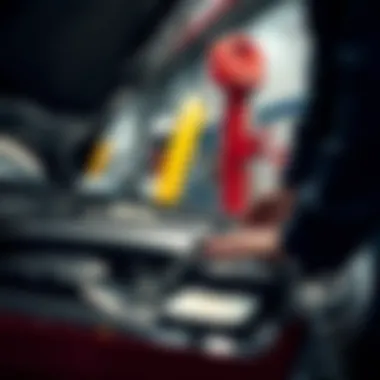 Performance and Reliability Insights for the 2014 Ford Fusion Close-up of a mechanic inspecting a Ford Fusion engine