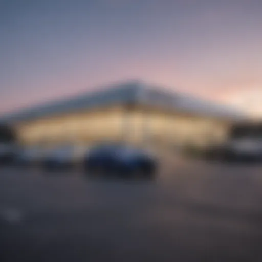 Exterior view of a used car dealership in Doraville, GA