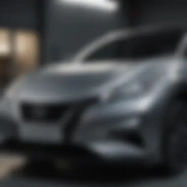 Advanced Technology in Nissan Vehicles Close-up of a Nissan vehicle's features emphasizing technological advancements