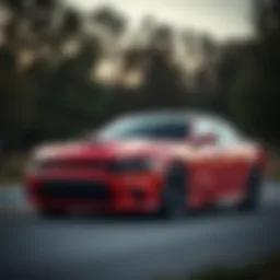 Dodge Charger exterior design showcasing its bold lines