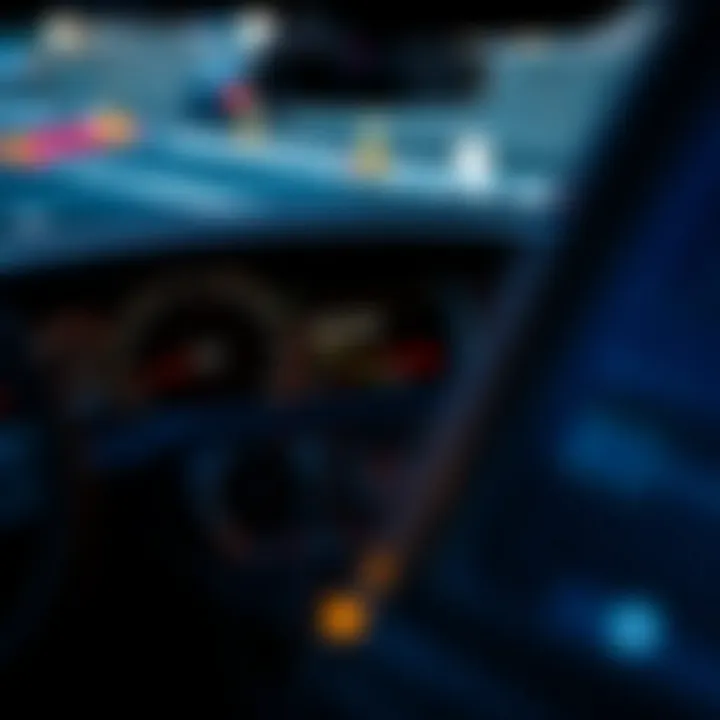 Dodge Charger interior featuring advanced technology dashboard