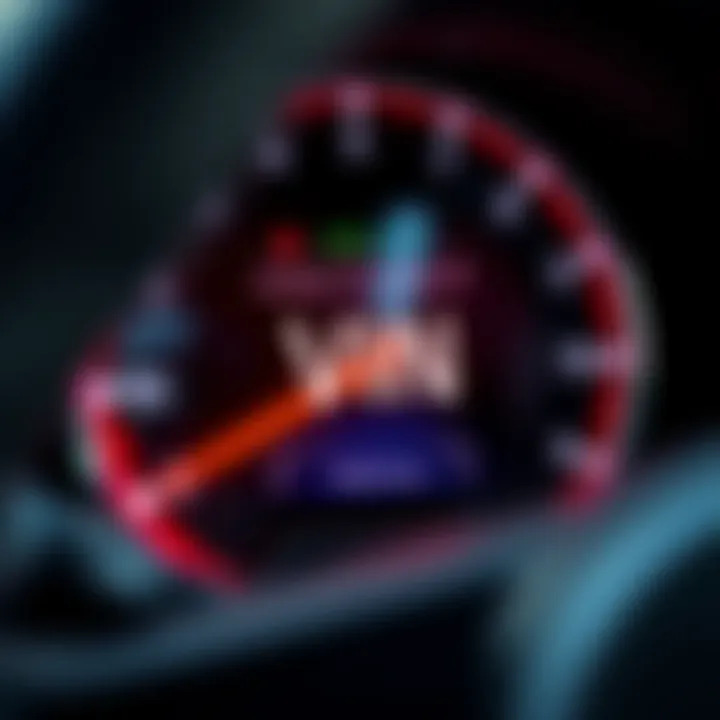 Understanding VIN Location A close-up of a VIN number displayed on a vehicle dashboard