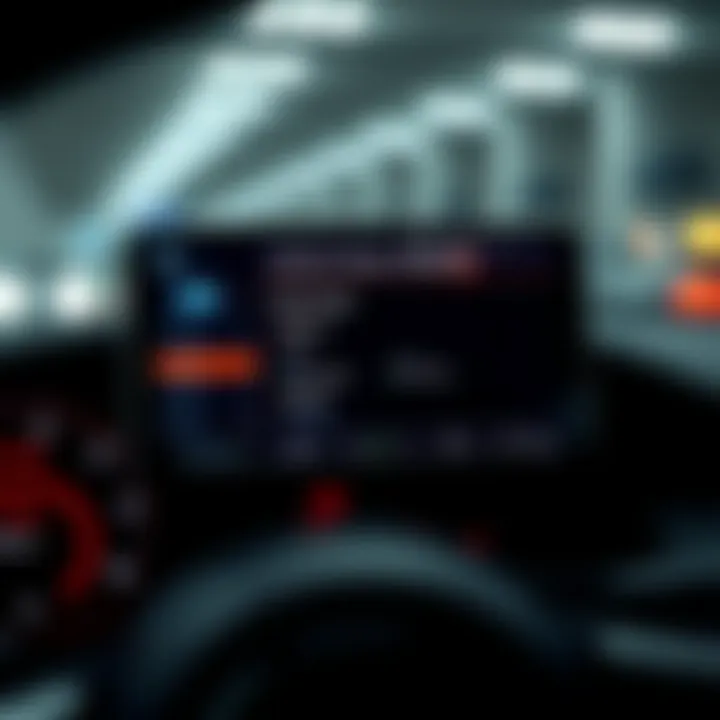 Accessing Vehicle History Reports A digital screen displaying vehicle history information from a VIN check