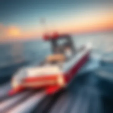 Action shot of the Sea Hunt Ultra 219 in motion on the water