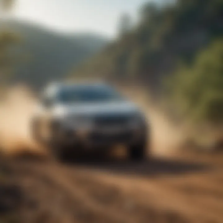 Subaru Outback off-road performance in a natural setting