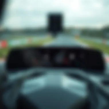 Performance metrics dashboard of the TRX90X on a test track