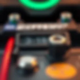 Close-up view of Interstate battery date code location