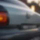 Close-up of a Vehicle Identification Number on a car