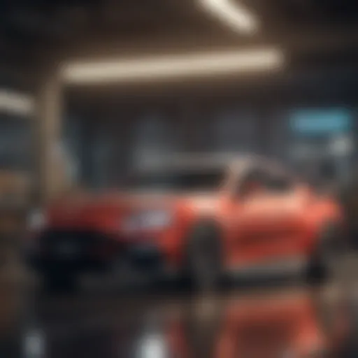 Conceptual representation of car loan refinancing