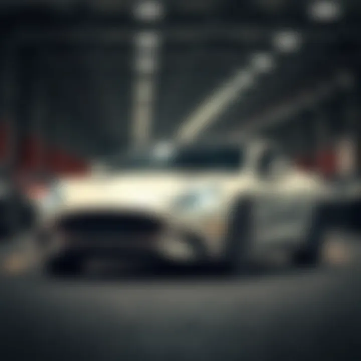 Data visualization showcasing market trends in used car sales