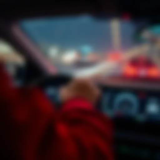 User navigating an advanced used car search tool interface