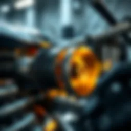 Illustration of torque in an automotive engine