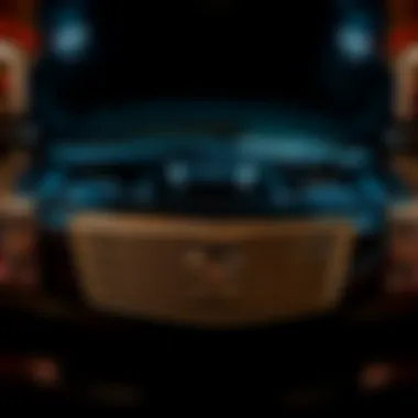 Engine bay of the 2014 Cadillac Escalade emphasizing performance capabilities