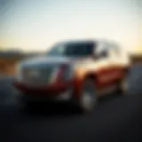 Exterior view of the 2014 Cadillac Escalade showcasing its luxurious design