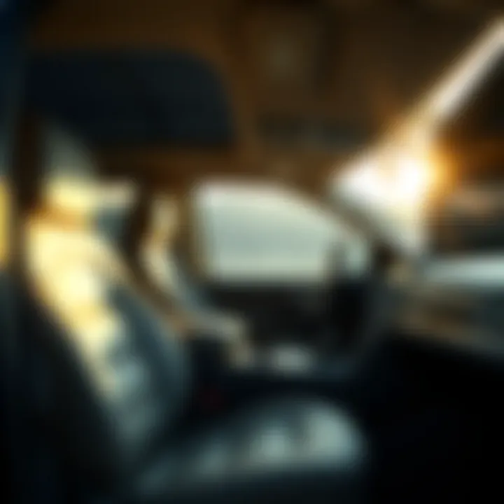 Interior cabin of the 2014 Cadillac Escalade highlighting premium features