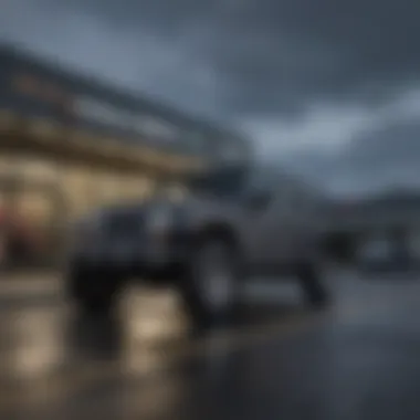 Exterior view of the Williamsport Jeep dealership showcasing the brand's lineup